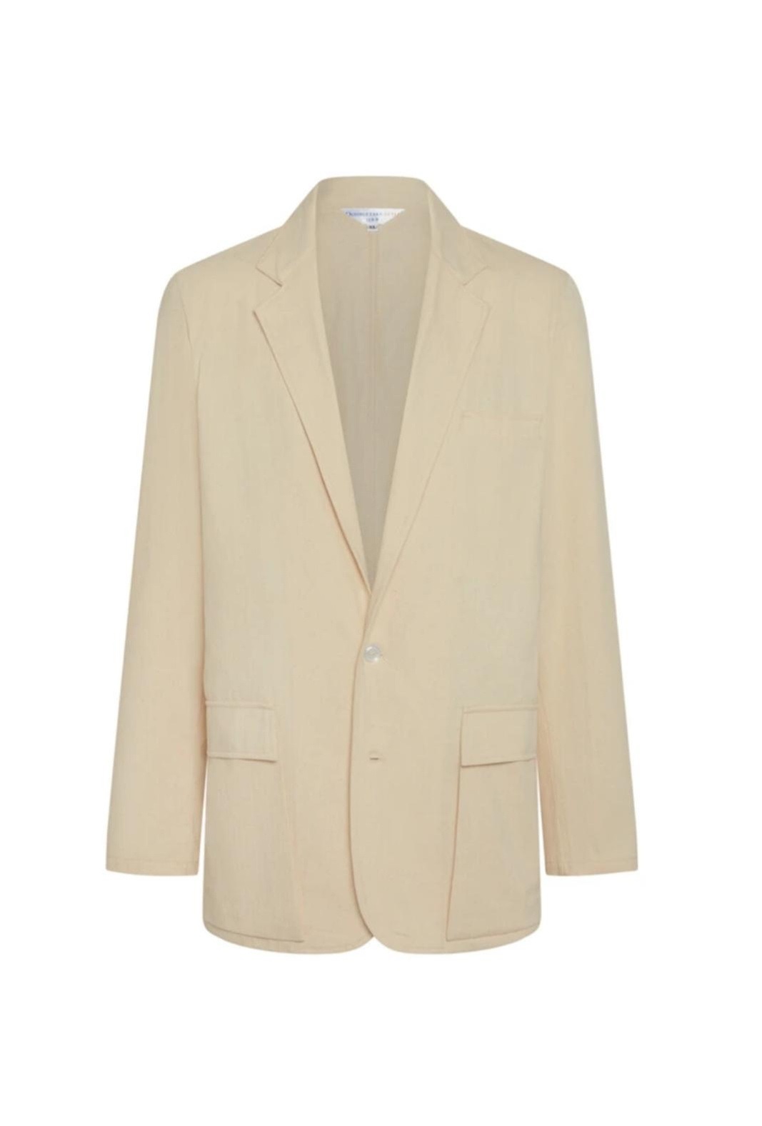 Café Crème solid tan jacket
