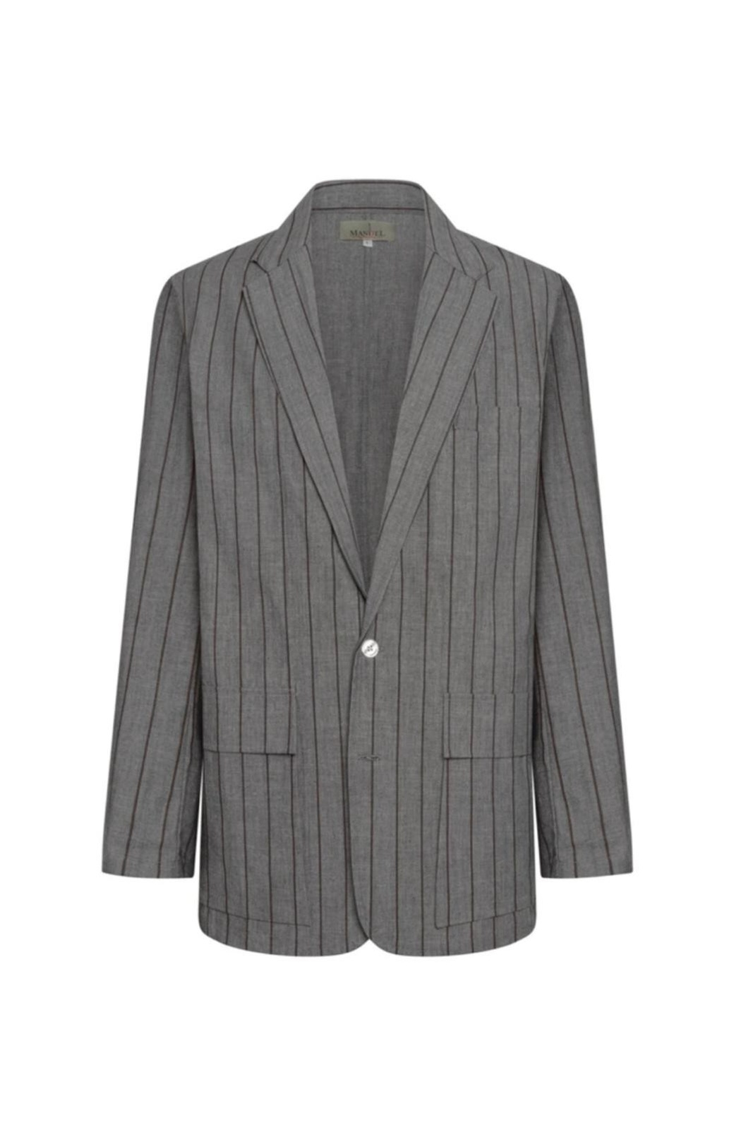 Sterling Grey jacket with charcoal pinstripe